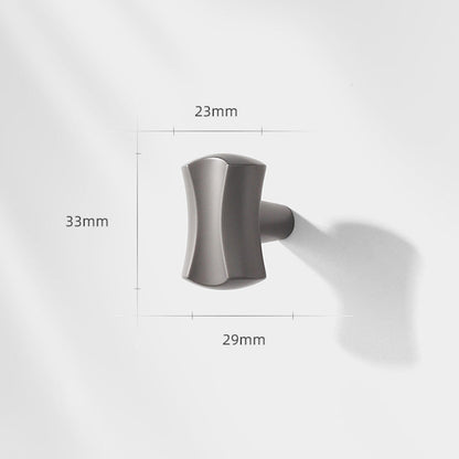Comforsyco Modern Beveled Cabinet Handles and Knobs, Zinc Alloy