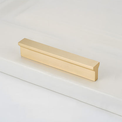 Comforsyco Modern Brass Gold Kitchen Cabinet Edge Handles