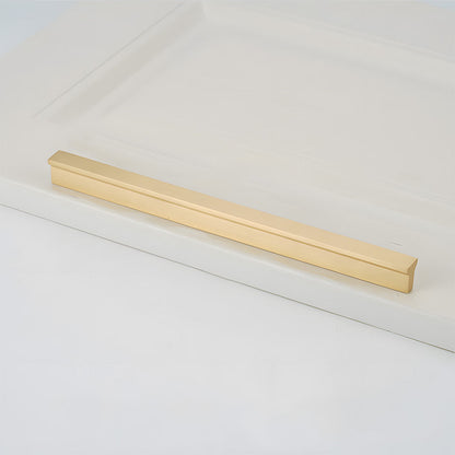Comforsyco Modern Brass Gold Kitchen Cabinet Edge Handles