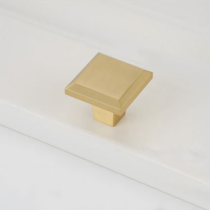 Comforsyco Modern Brass Gold Kitchen Cabinet Edge Handles