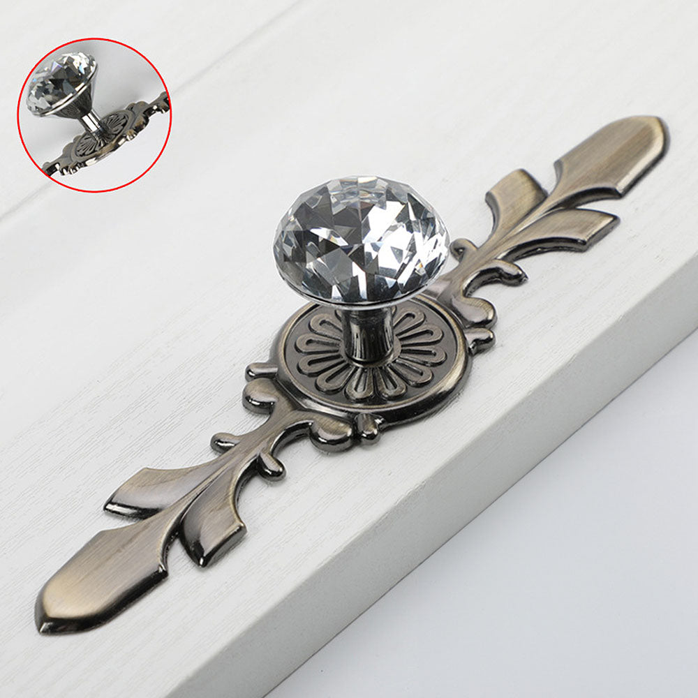 Cabinet knob, presented for reference with its construction and finish visible with key hardware details visible