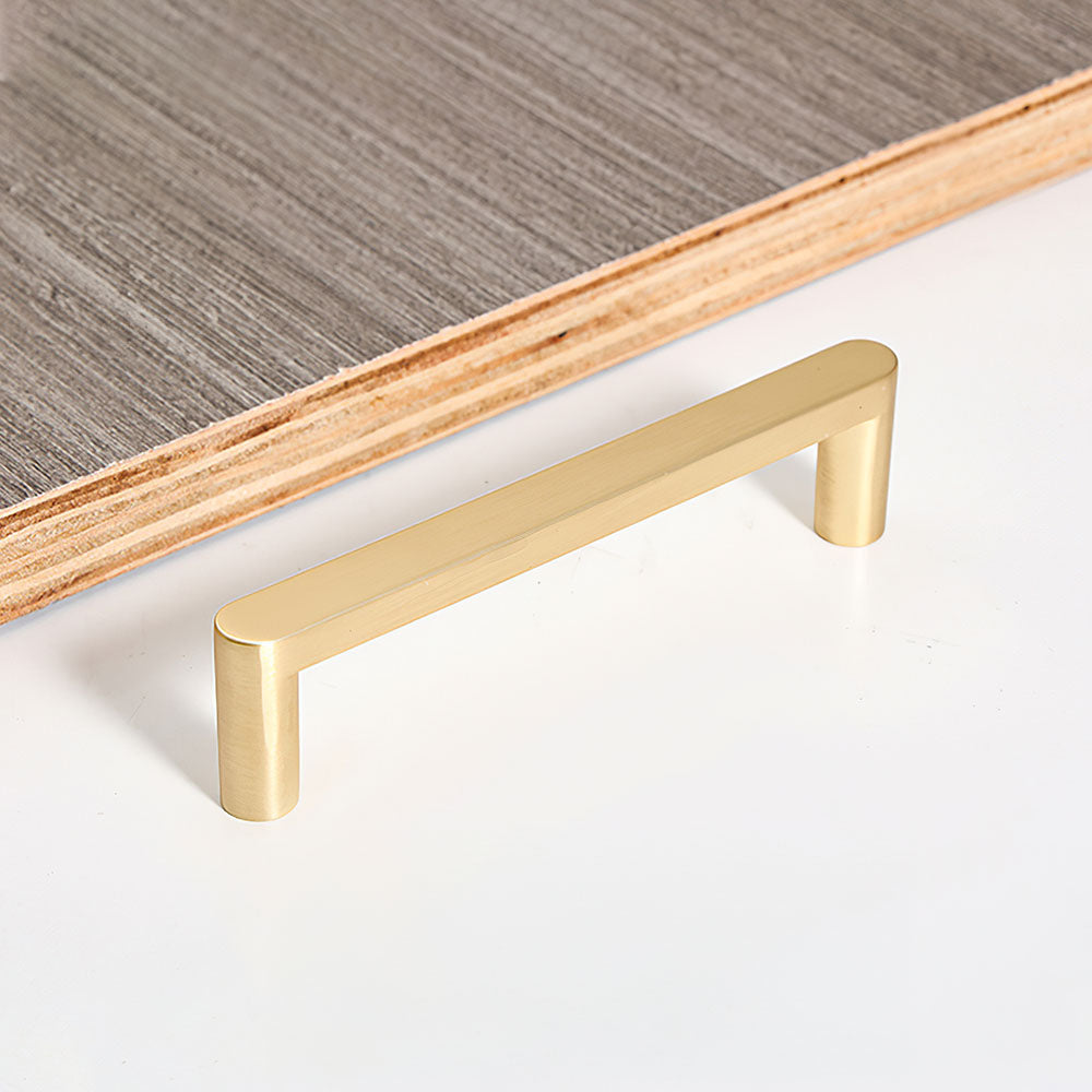 Comforsyco Modern D-Shaped Cabinet Pulls, Zinc Alloy Bar Handles