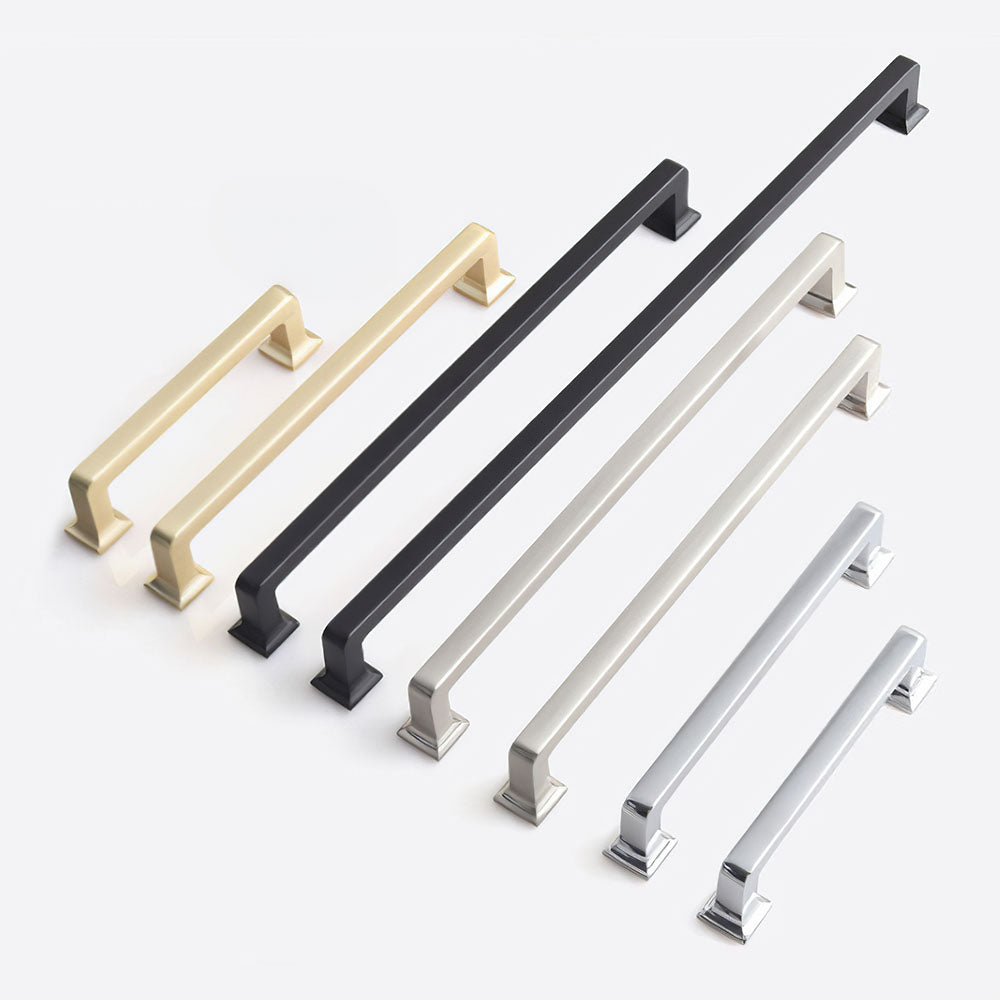 Comforsyco Modern Elegant Zinc Alloy Kitchen Cabinet Handles