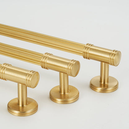 Comforsyco Modern French Solid Brass Cabinet Handles