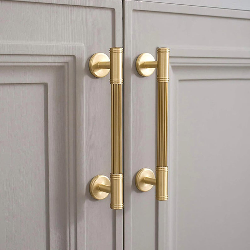 Comforsyco Modern French Solid Brass Cabinet Handles