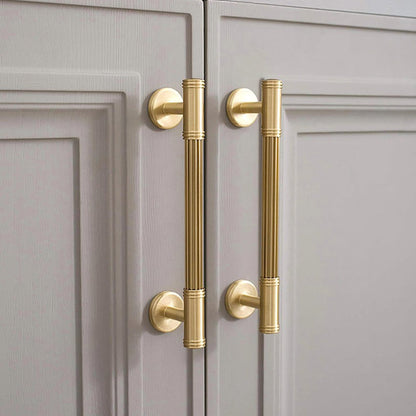 Comforsyco Modern French Solid Brass Cabinet Handles
