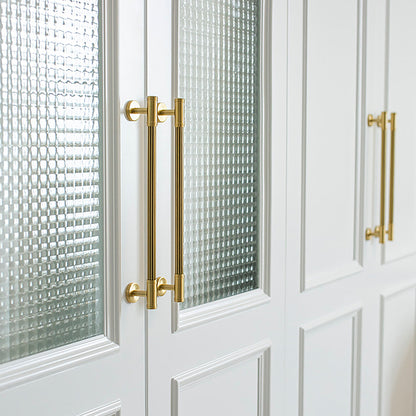 Comforsyco Modern French Solid Brass Cabinet Handles