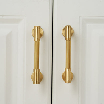 Comforsyco Modern French Solid Brass Cabinet Handles