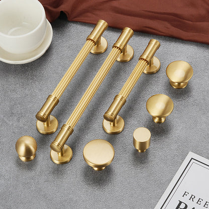Comforsyco Modern French Solid Brass Cabinet Handles