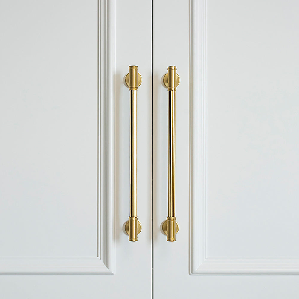 Comforsyco Modern French Solid Brass Cabinet Handles