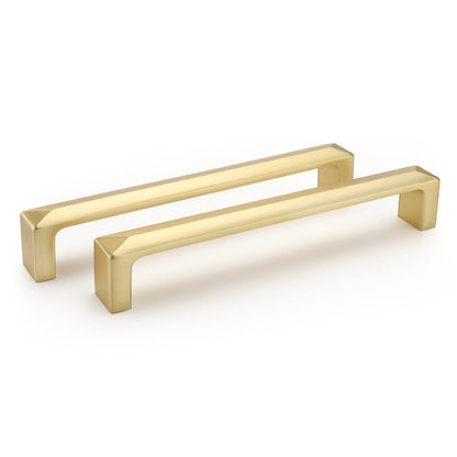 Comforsyco Modern Gold Kitchen Cabinet Handles Brass Cabinet Pulls