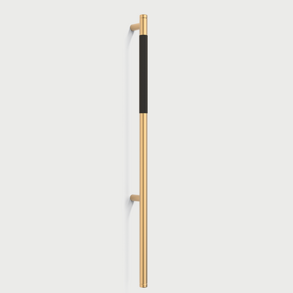 Comforsyco Modern Gold Knurled T-Bar Cabinet Handles and Knobs