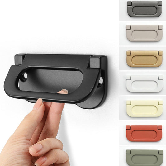 Comforsyco Modern Hidden Flush Cabinet Handles for Living Room