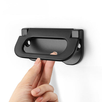 Comforsyco Modern Hidden Flush Cabinet Handles for Living Room