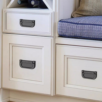 Comforsyco Modern Hidden Flush Cabinet Handles for Living Room