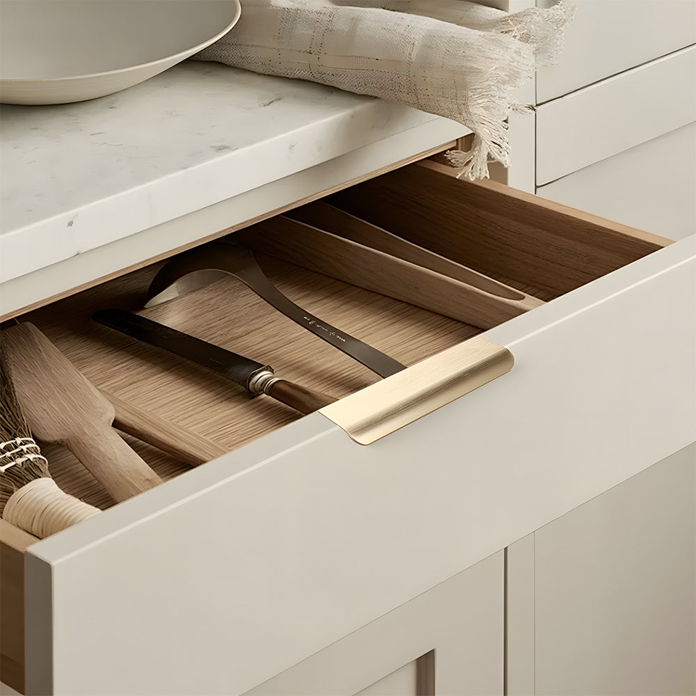 Comforsyco Modern Metal Invisible Cabinet Edge Pulls