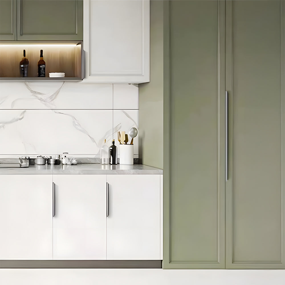 Comforsyco Modern Metal Invisible Cabinet Edge Pulls