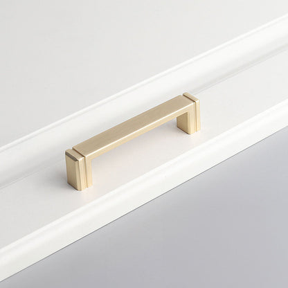 Comforsyco Modern Minimalist Zinc Alloy Square Cabinet Pulls