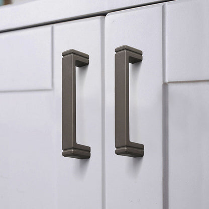 Comforsyco Modern Minimalist Zinc Alloy Square Cabinet Pulls