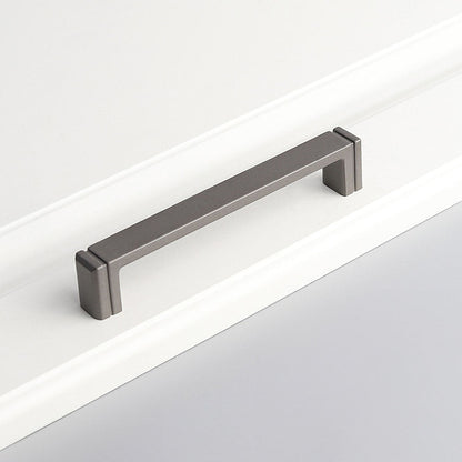 Comforsyco Modern Minimalist Zinc Alloy Square Cabinet Pulls