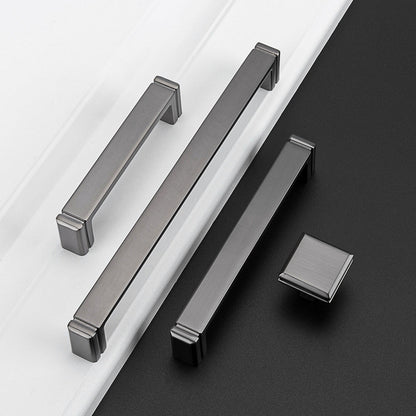 Comforsyco Modern Minimalist Zinc Alloy Square Cabinet Pulls