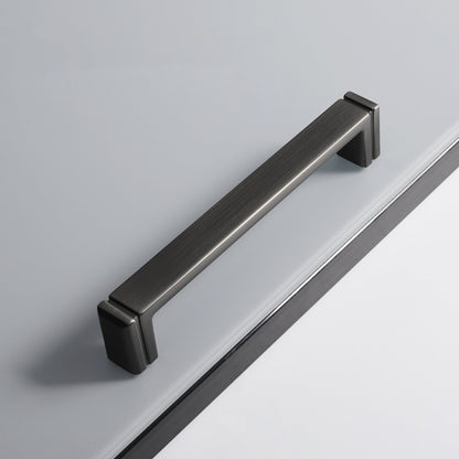 Comforsyco Modern Minimalist Zinc Alloy Square Cabinet Pulls