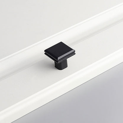 Comforsyco Modern Minimalist Zinc Alloy Square Cabinet Pulls