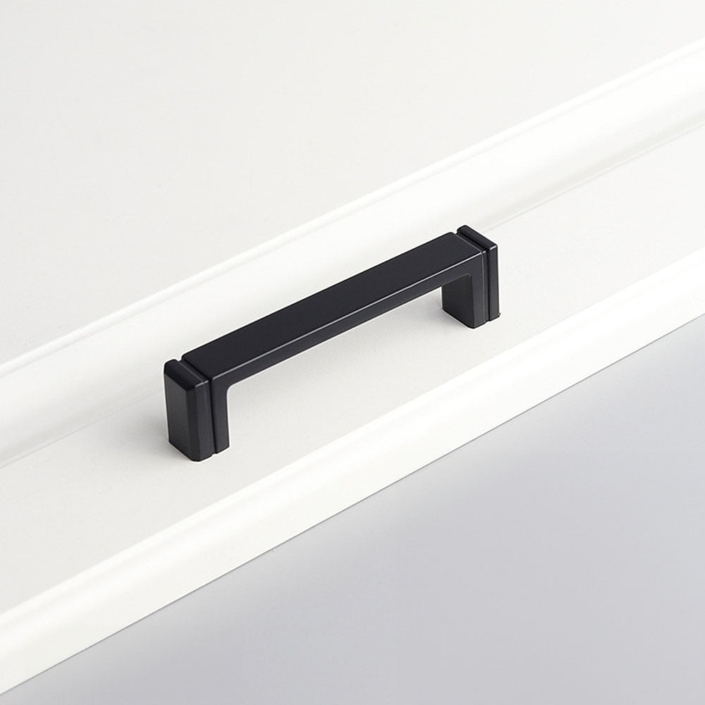 Comforsyco Modern Minimalist Zinc Alloy Square Cabinet Pulls