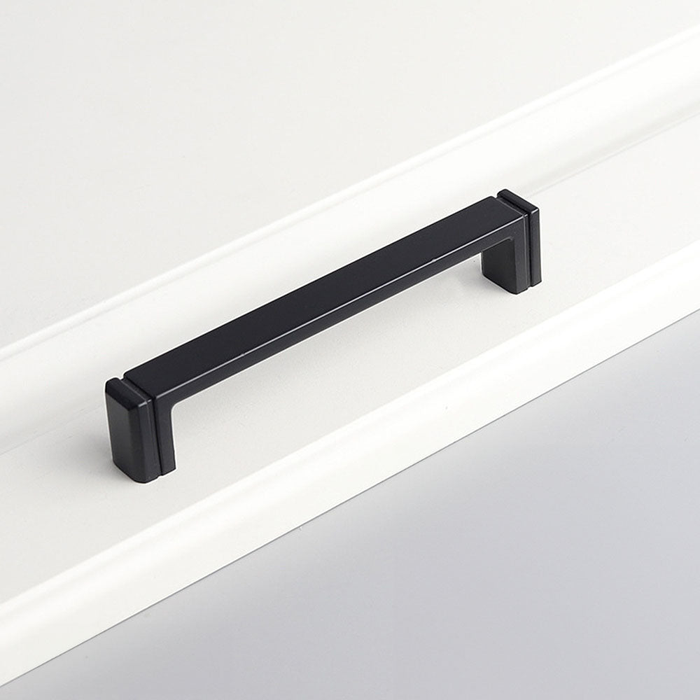 Comforsyco Modern Minimalist Zinc Alloy Square Cabinet Pulls