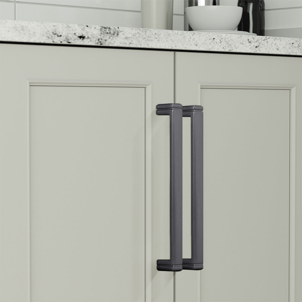 Comforsyco Modern Minimalist Zinc Alloy Square Cabinet Pulls