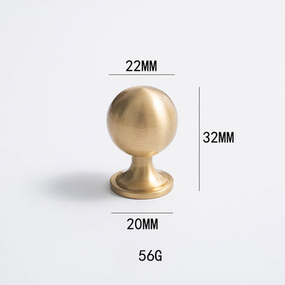 Comforsyco Modern Scroll-Inspired Brass Cabinet Pulls