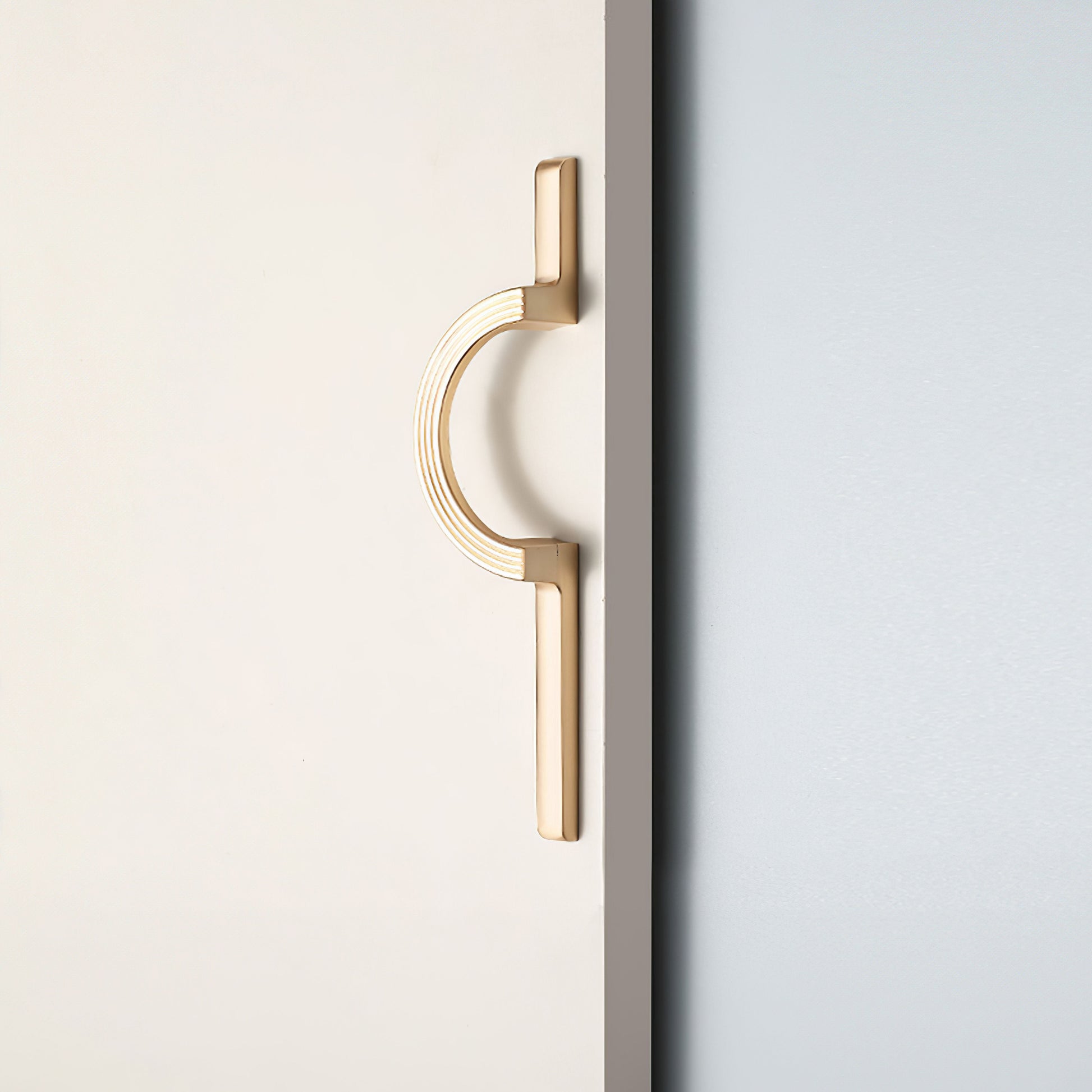 Comforsyco Modern Simple Semicircular Long Cabinet Door Pulls