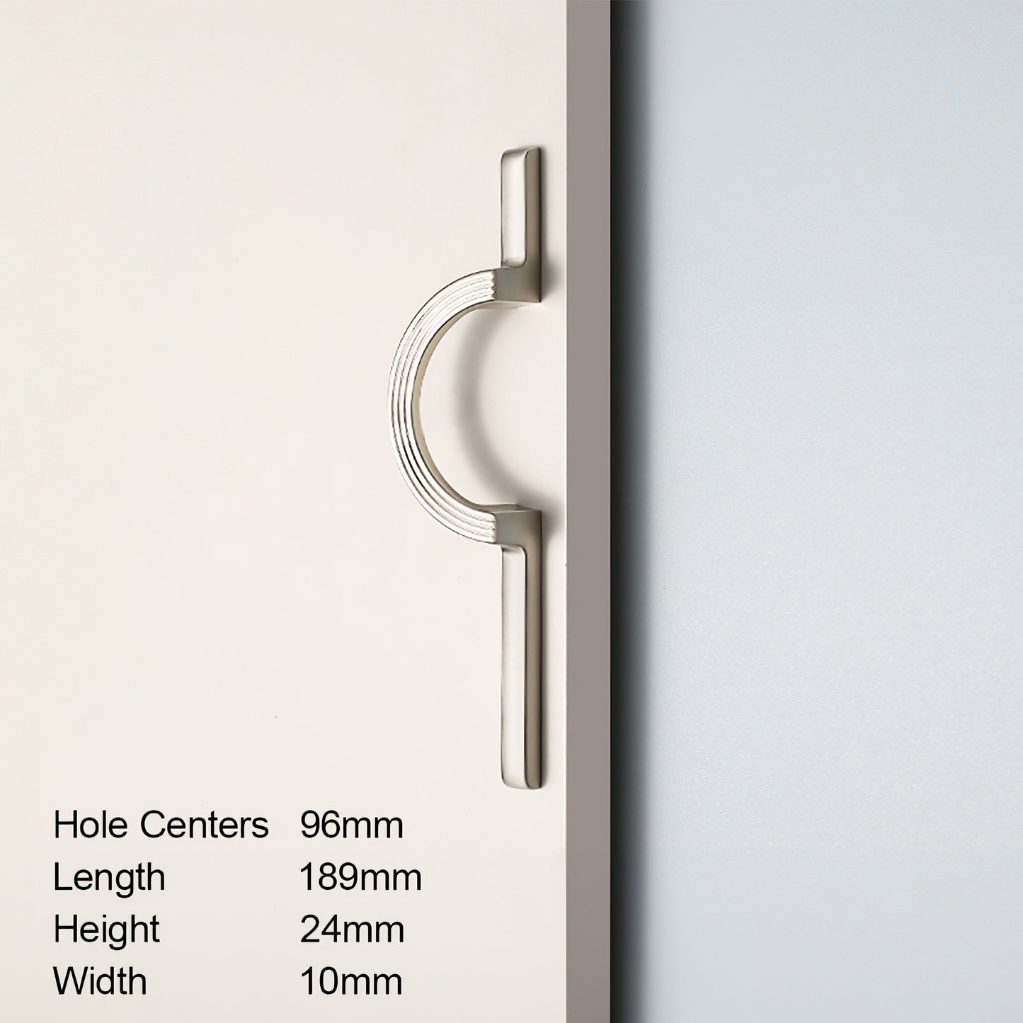 Comforsyco Modern Simple Semicircular Long Cabinet Door Pulls
