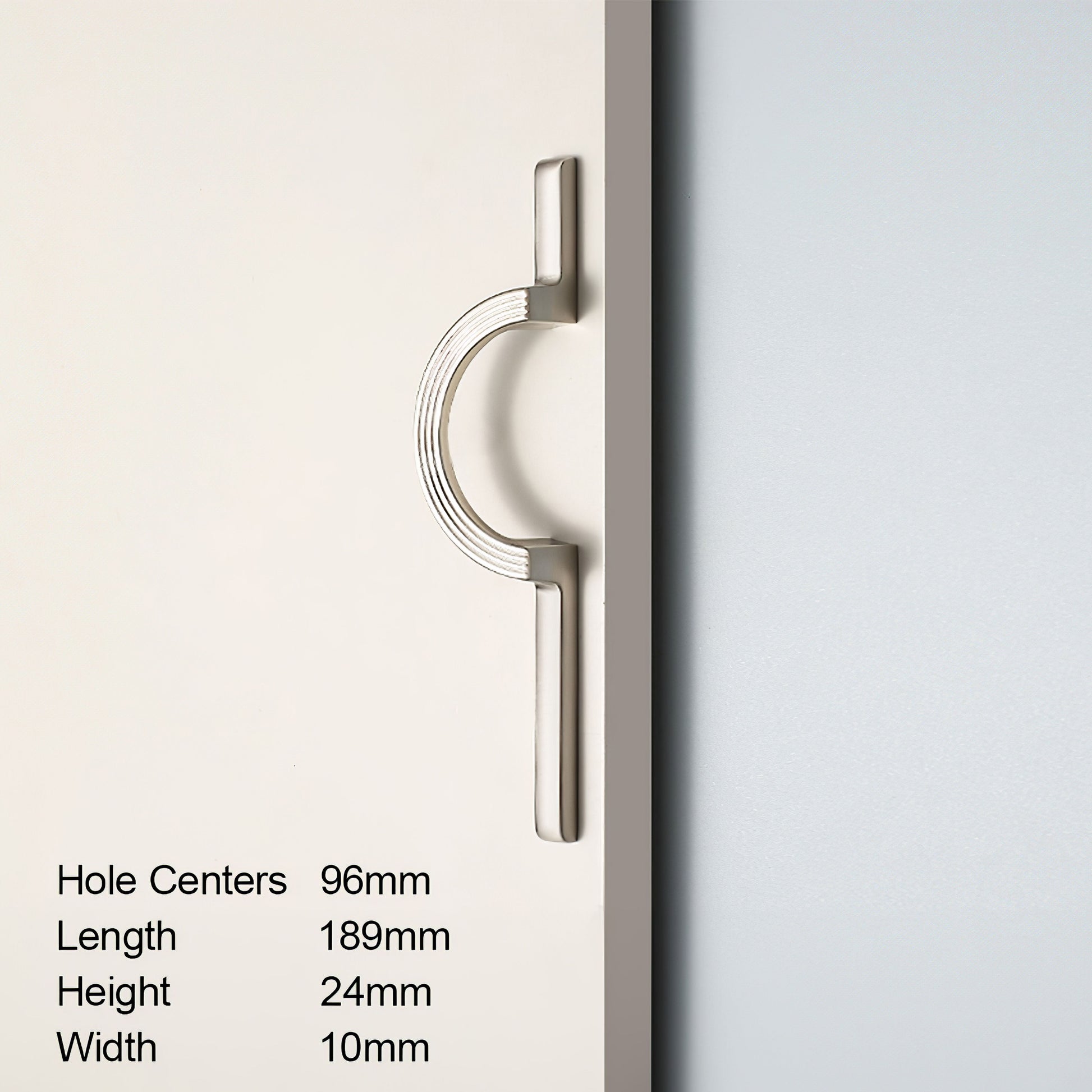 Comforsyco Modern Simple Semicircular Long Cabinet Door Pulls