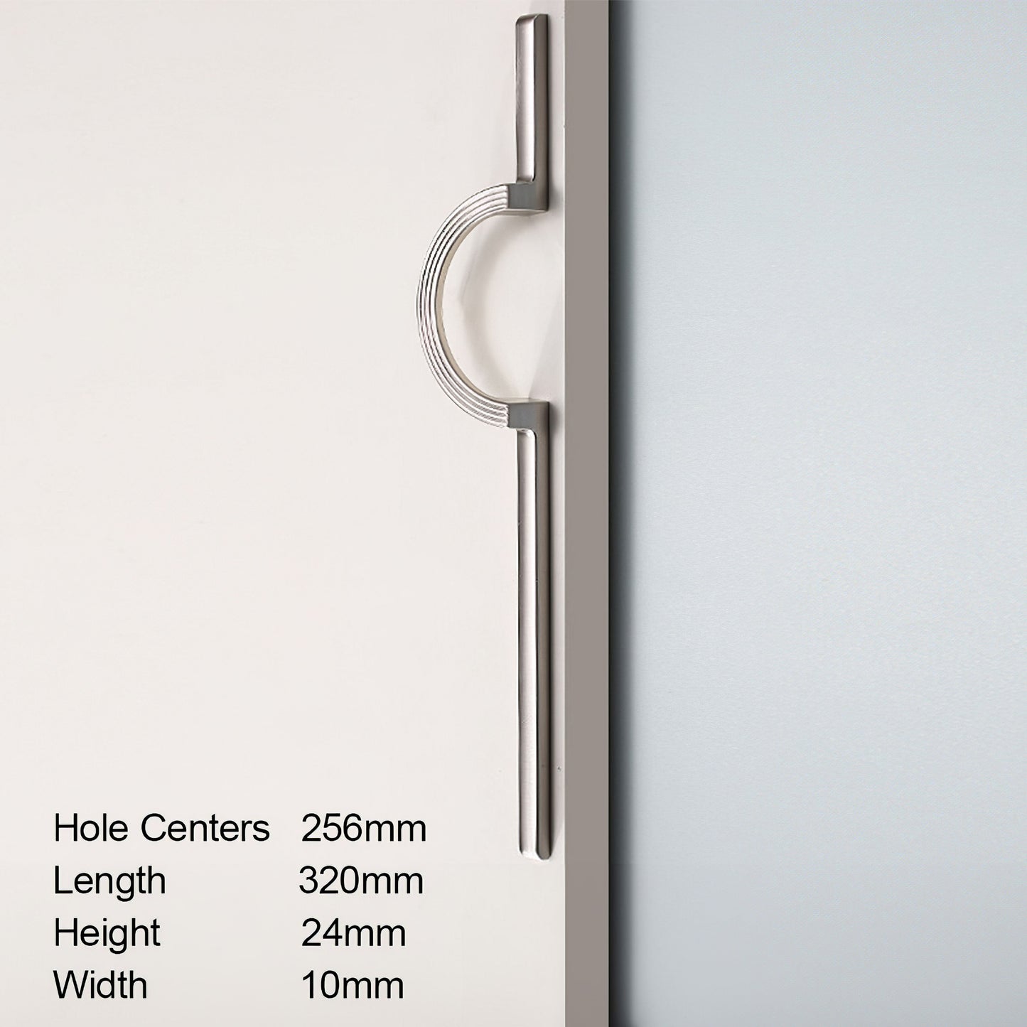 Comforsyco Modern Simple Semicircular Long Cabinet Door Pulls