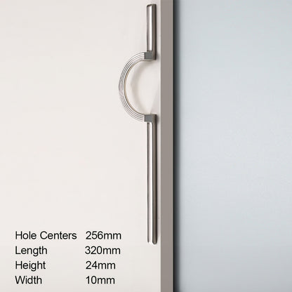 Comforsyco Modern Simple Semicircular Long Cabinet Door Pulls