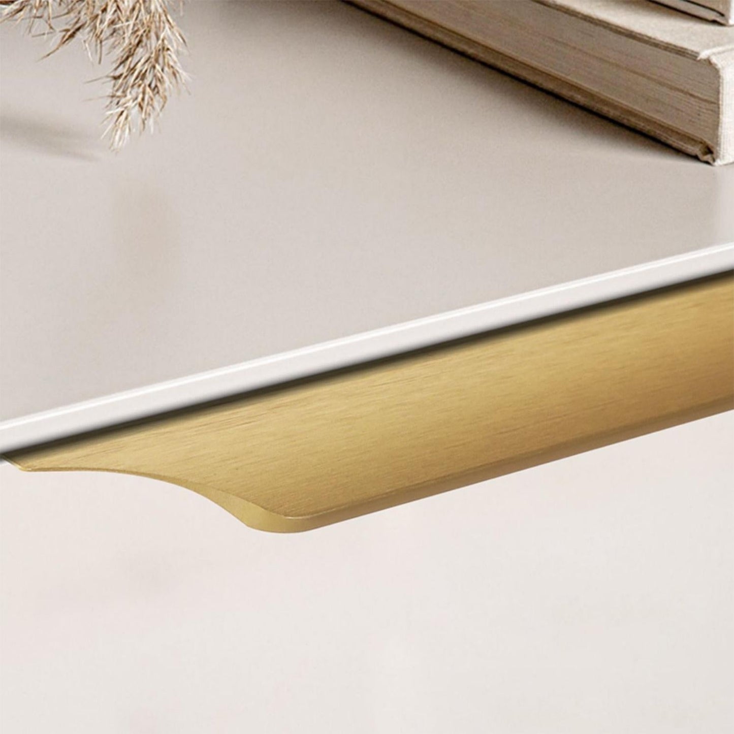 Comforsyco Modern Sleek Round Invisible Cabinet Edge Pulls
