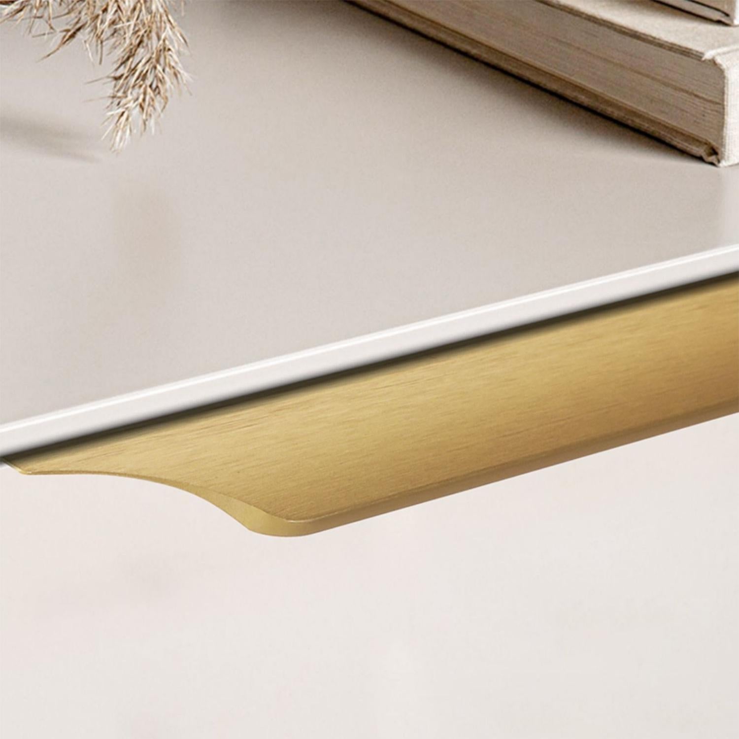 Comforsyco Modern Sleek Round Invisible Cabinet Edge Pulls