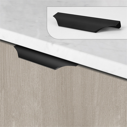 Comforsyco Modern Sleek Round Invisible Cabinet Edge Pulls
