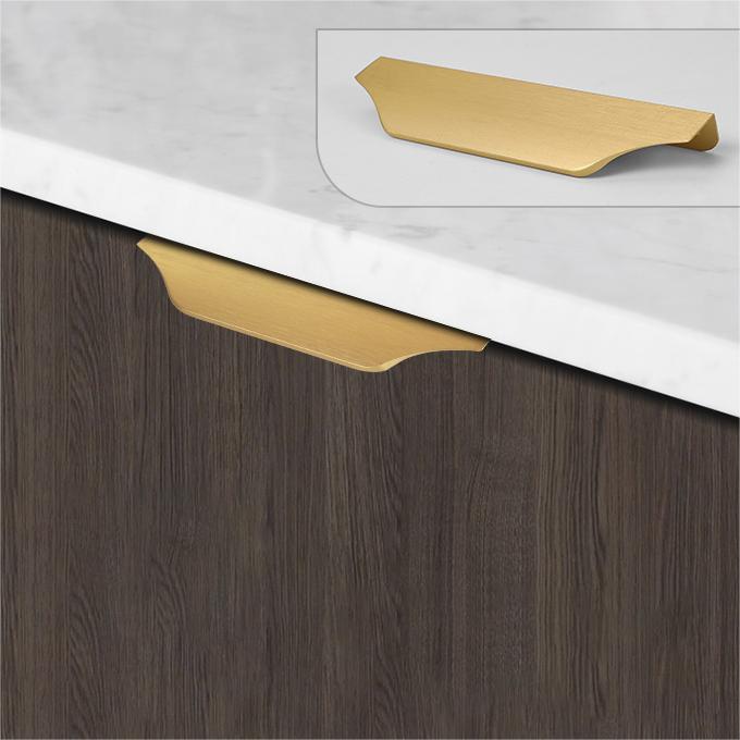Comforsyco Modern Sleek Round Invisible Cabinet Edge Pulls