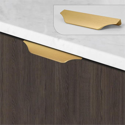 Comforsyco Modern Sleek Round Invisible Cabinet Edge Pulls