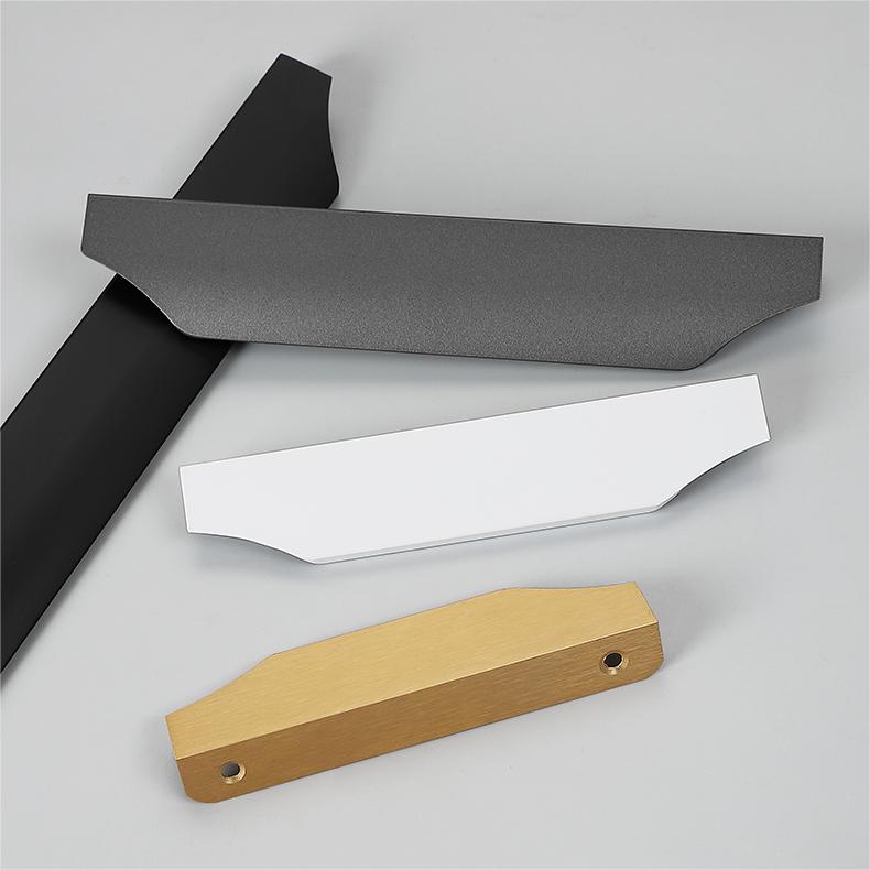 Comforsyco Modern Sleek Round Invisible Cabinet Edge Pulls