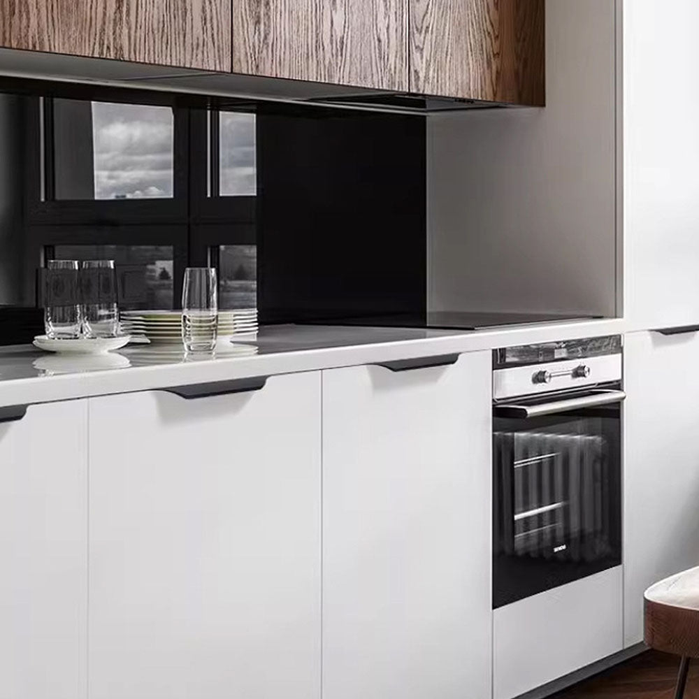 Comforsyco Modern Sleek Round Invisible Cabinet Edge Pulls