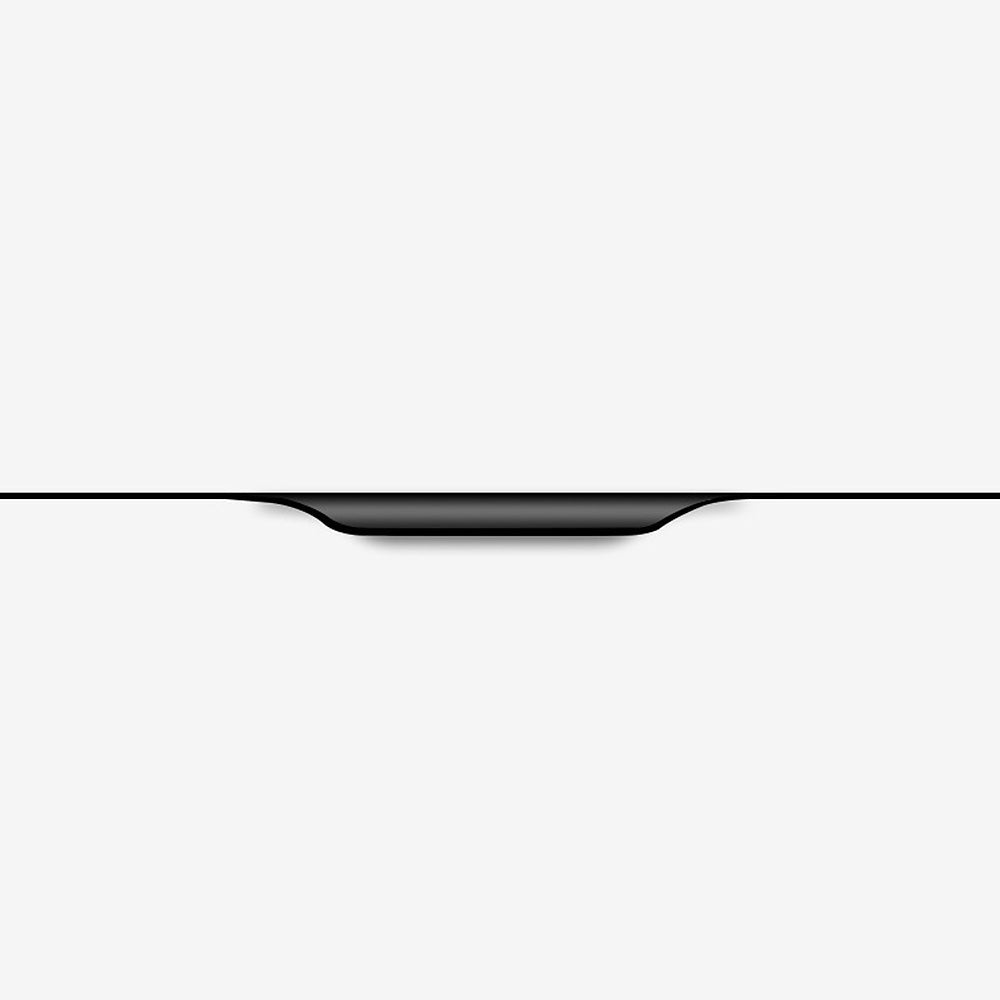 Comforsyco Modern Sleek Round Invisible Cabinet Edge Pulls