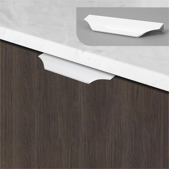 Comforsyco Modern Sleek Round Invisible Cabinet Edge Pulls