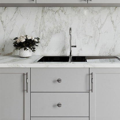 Comforsyco Modern T Bar Cabinet Pulls and Round Knobs
