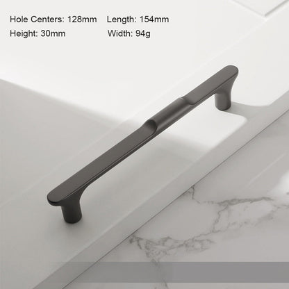 Comforsyco Modern T Bar Cabinet Pulls and Round Knobs