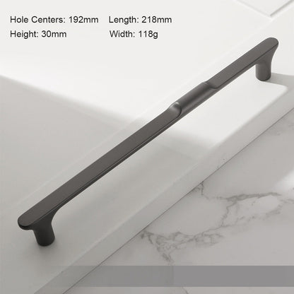 Comforsyco Modern T Bar Cabinet Pulls and Round Knobs