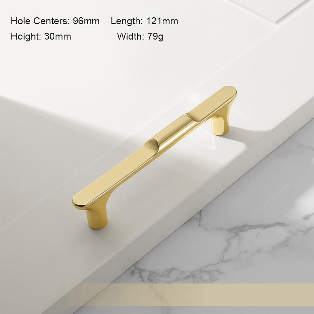 Comforsyco Modern T Bar Cabinet Pulls and Round Knobs