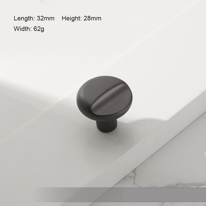 Comforsyco Modern T Bar Cabinet Pulls and Round Knobs